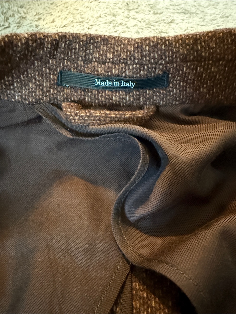 Ermenegildo Zegna Brown Textured Sport Coat - Picture 5 of 9